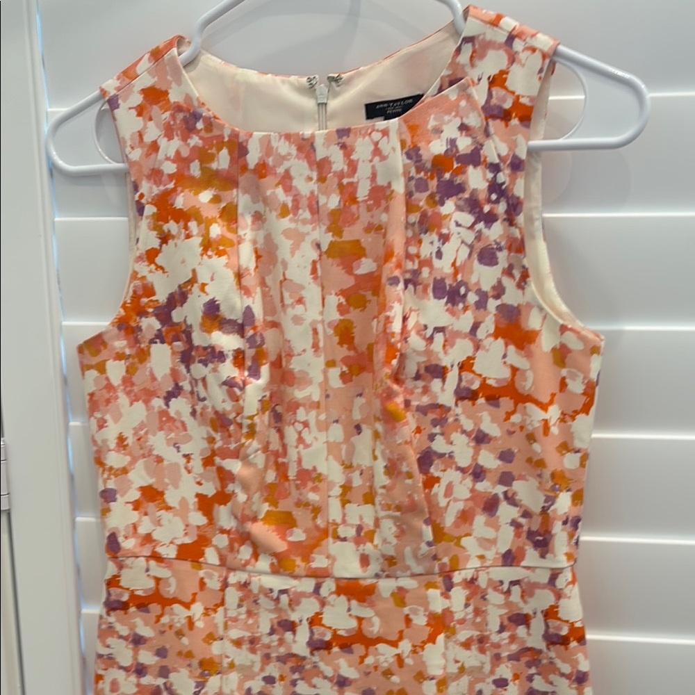 Ann Taylor Multicolor Abstract Mini Dress - Picture 4 of 5